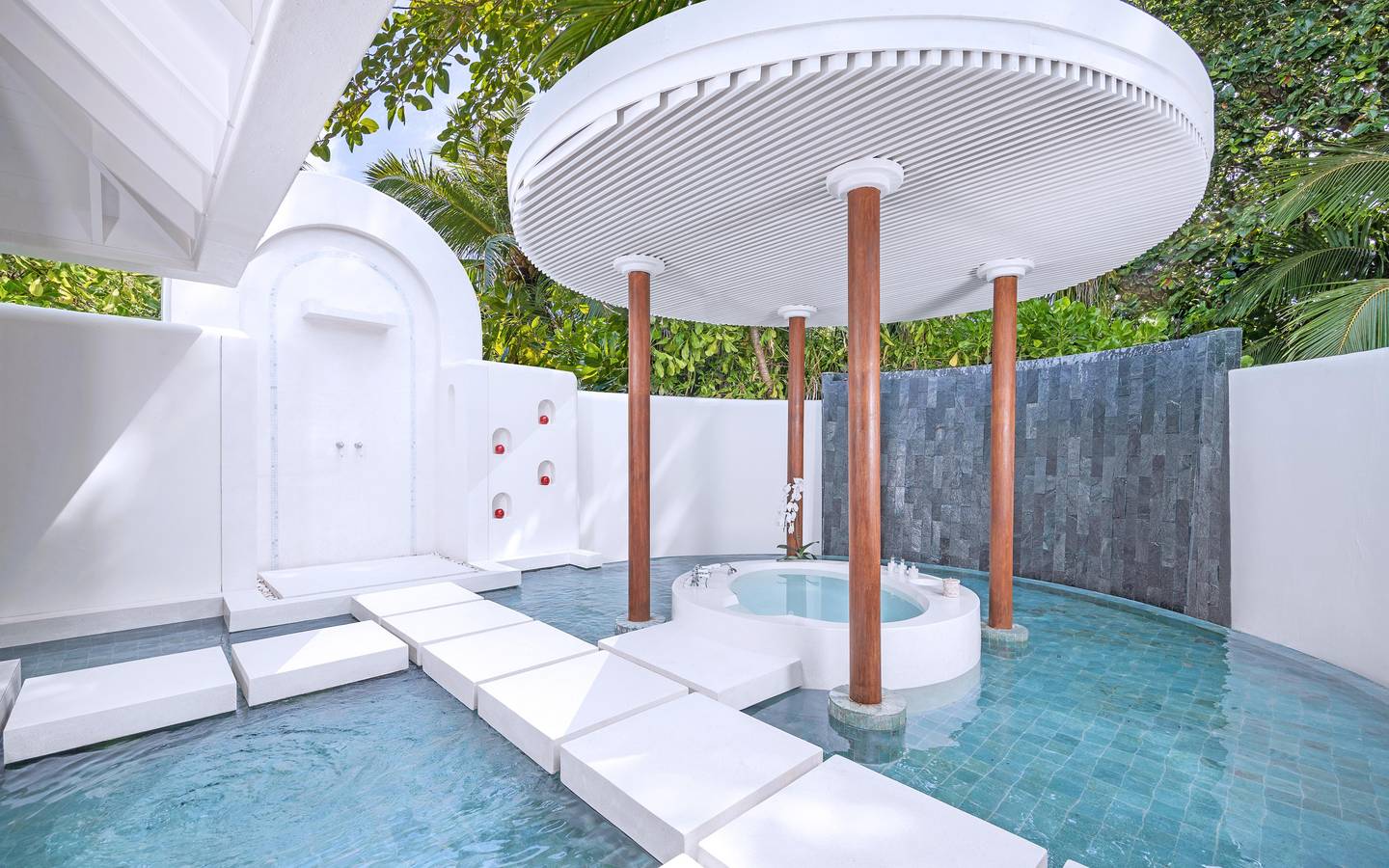 Anantara Kihavah Two-bedroom Family Beach Pool Villas Badezimmer 2