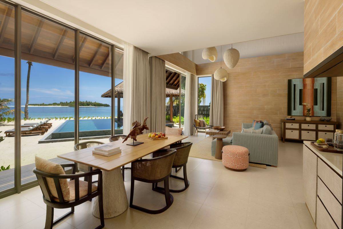 Six Senses Kanuhura, Two Bedroom Beach Retreat with Pool, Wohnen