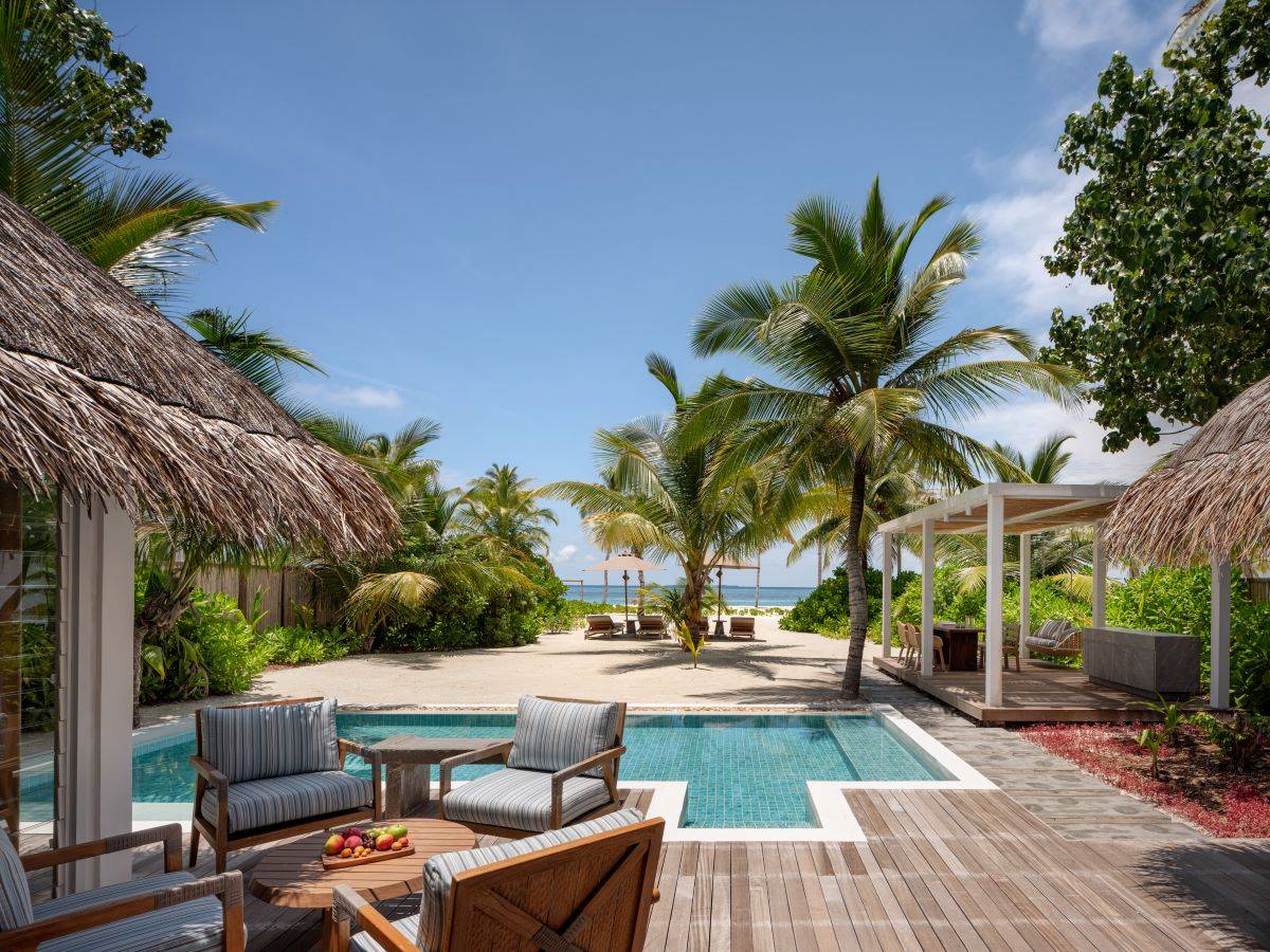 Six Senses Kanuhura, Two Bedroom Beach Villa Suite with Pool, Pool
