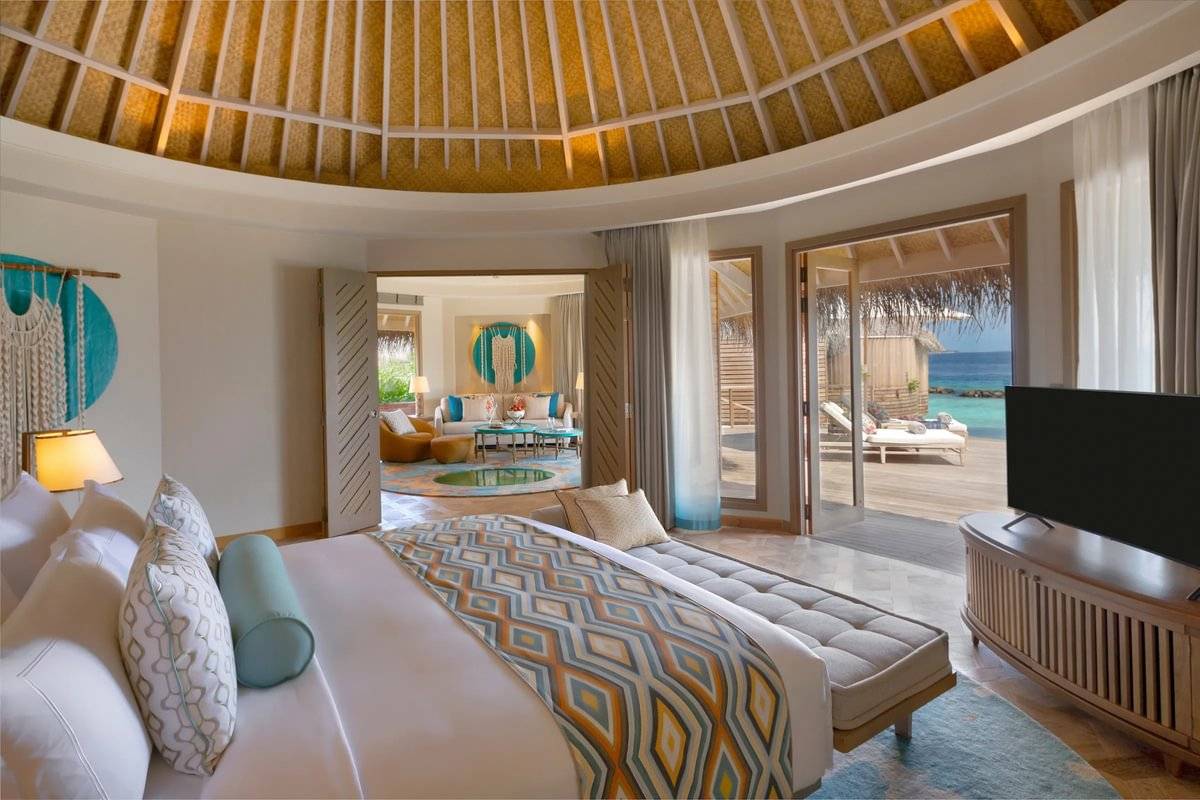 The Nautilus, Malediven, Ocean House with a Private Infinity Pool, Schlafzimmer