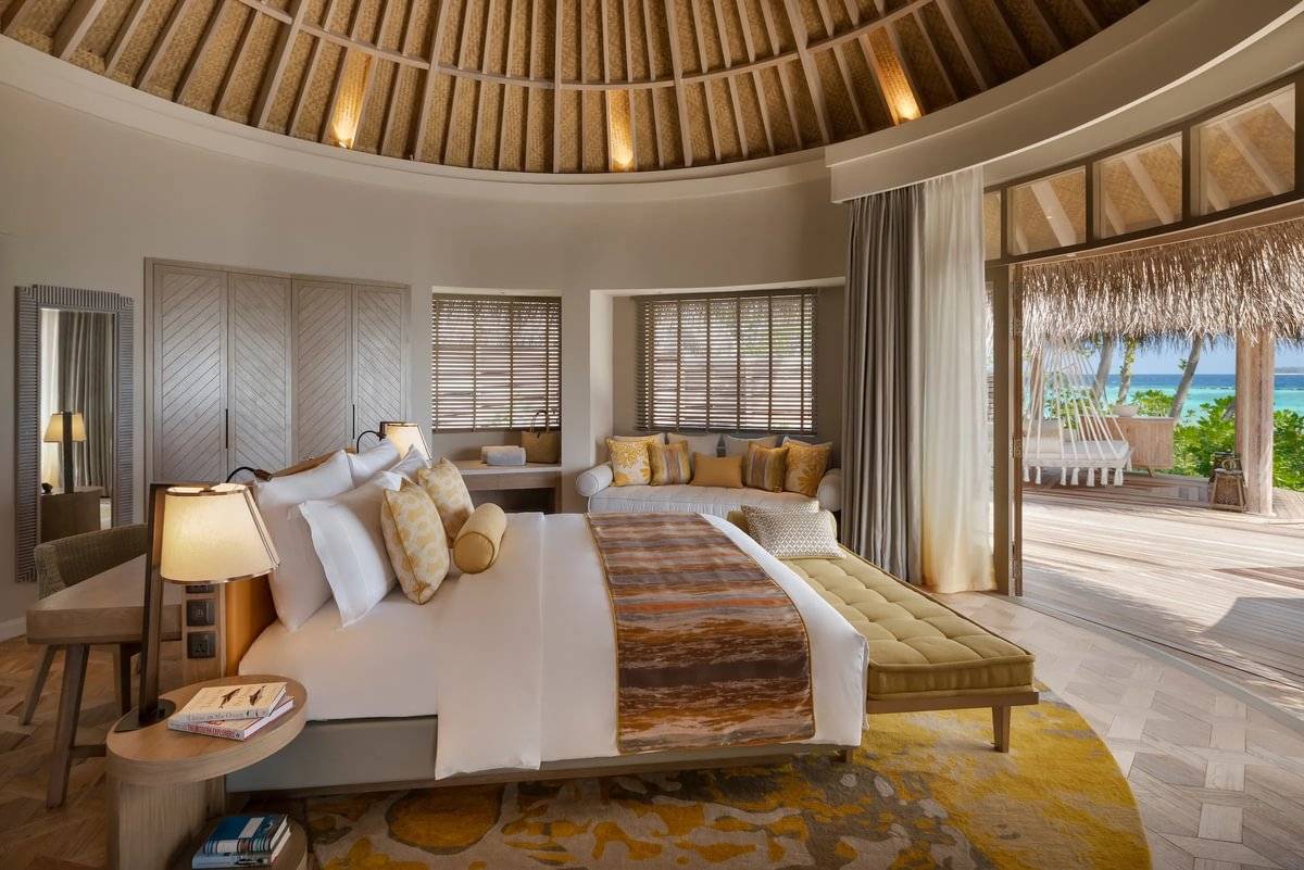 The Nautilus, Malediven, Two Bedroom Beach Residence with a Private Infinity Pool, Schlafzimmer
