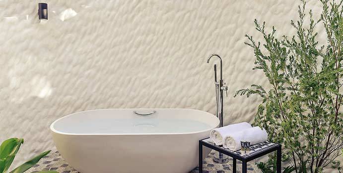 Badewanne, Beach Villa, Mercure Maldives Kooddoo Resort
