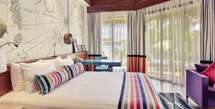 Schlafen, Beach Villa, Mercure Maldives Kooddoo Resort