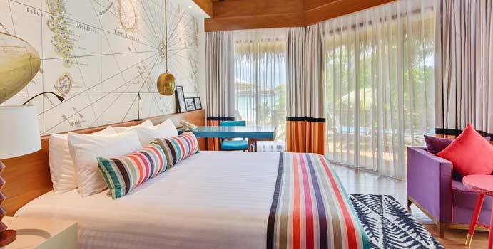 Schlafen, Beach Pool Villa, Mercure Maldives Kooddoo Resort