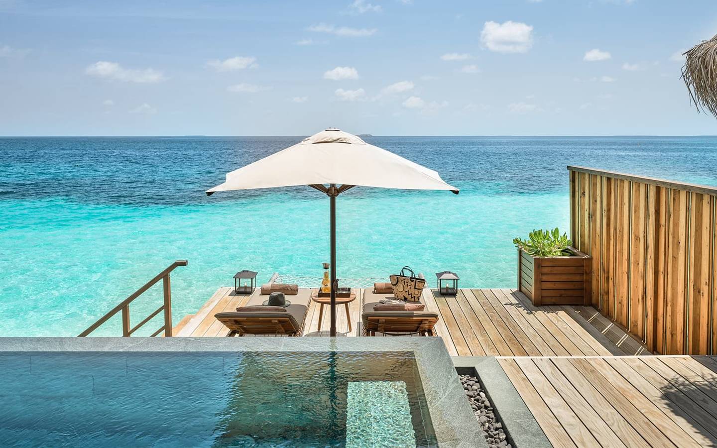 Terrasse, Water Villa with Pool, JOALI Maldives