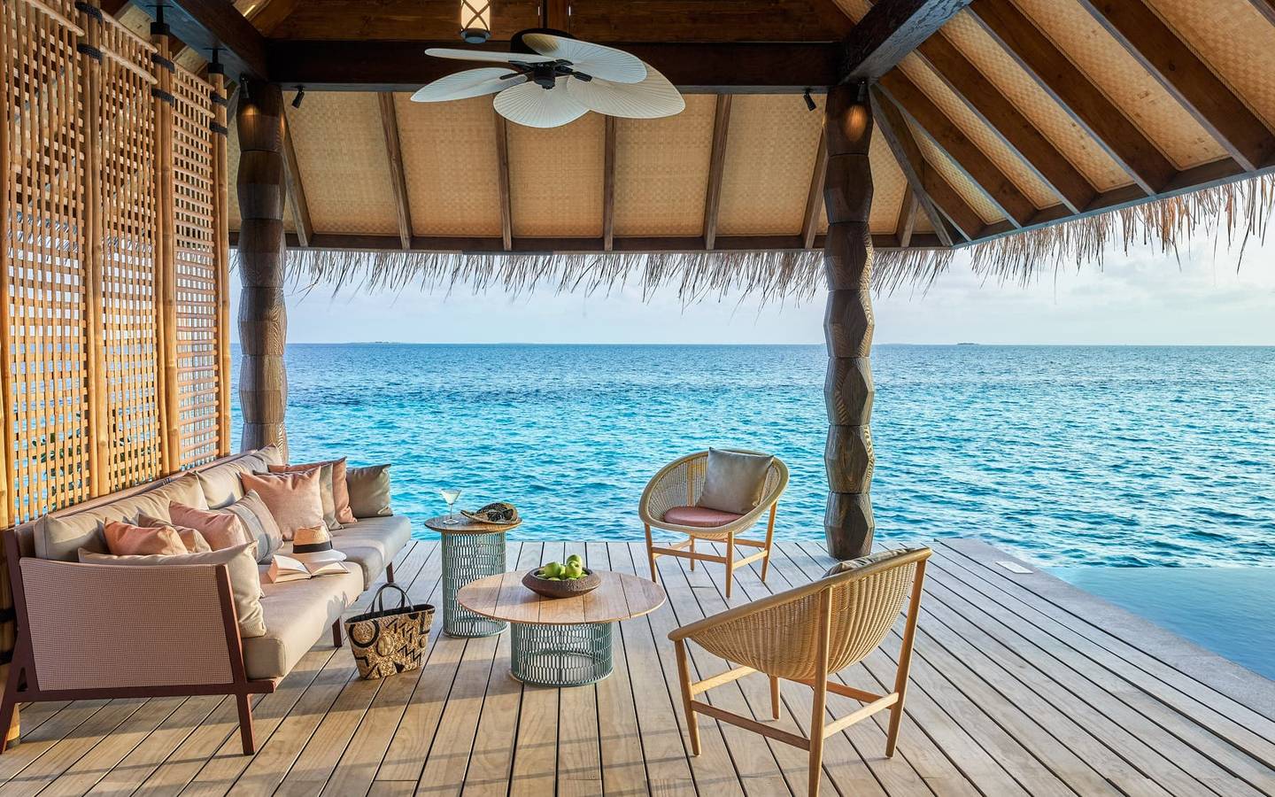 Terrasse, Sunset Water Villa with Pool, JOALI Maldives