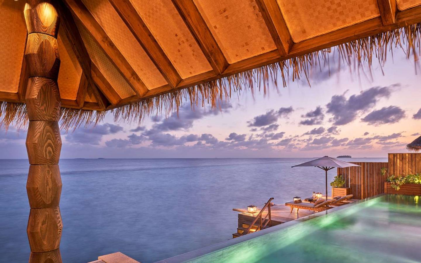 Sunset Luxury Water Villa with Pool, JOALI Maldives
