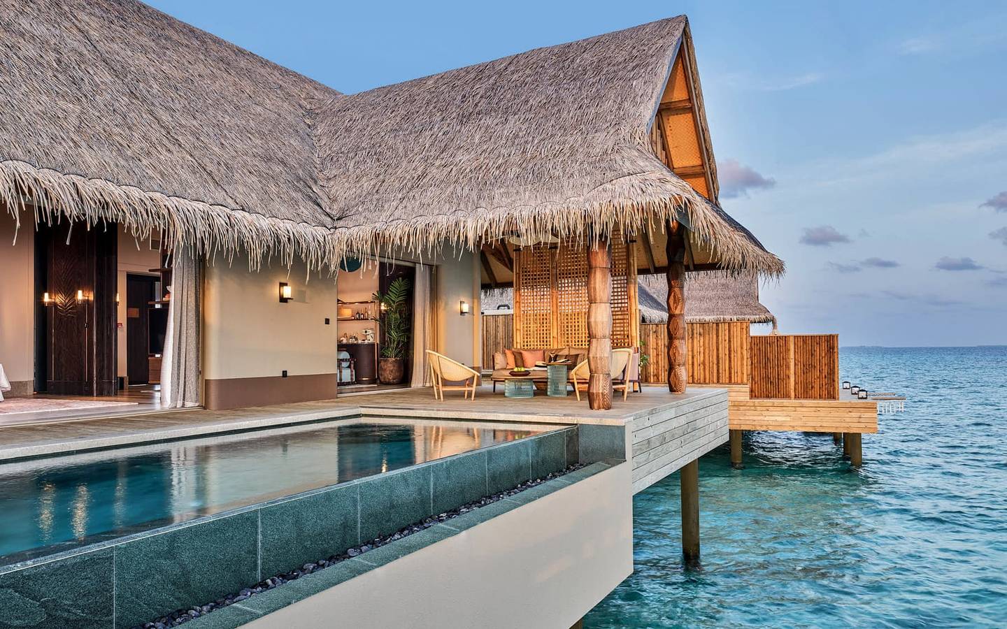 Sunset Luxury Water Villa with Pool, JOALI Maldives