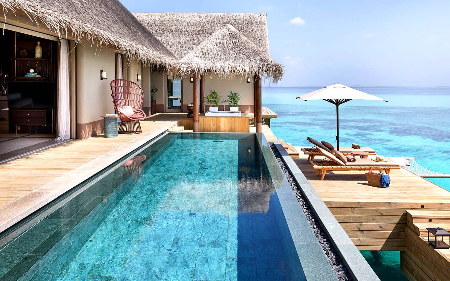 Three Bedroom Ocean Residence with 2 Pools, JOALI Maldives