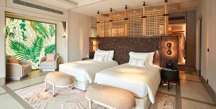 Schlafen, Four Bedroom Beach Residence with Pool, JOALI Maldives