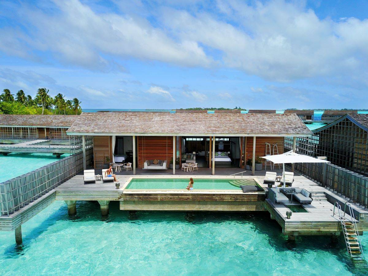 Kudadoo Maldives Private Island, Malediven, Two Bedroom Residence, Terrasse mit Pool
