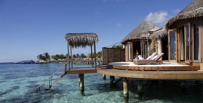 terrasse, Family Water Villa, Nika Island Resort & Spa