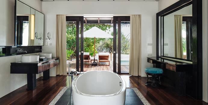 Bad, Beach Sunset Pool Villa, Noku Maldives