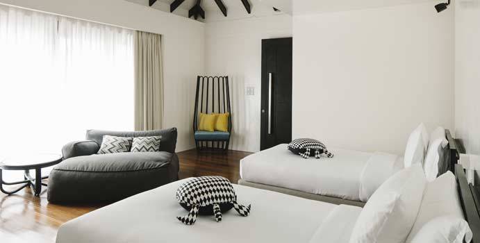 2. Schlafzimmer, Beach 2-Bedroom Pool Villa, Noku Maldives