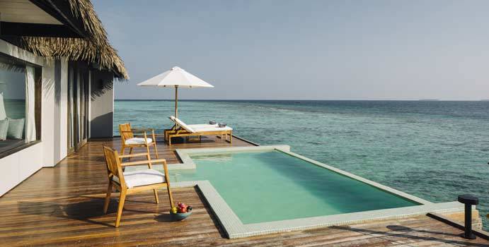 Pool, Water Sunset Pool Villa, Noku Maldives