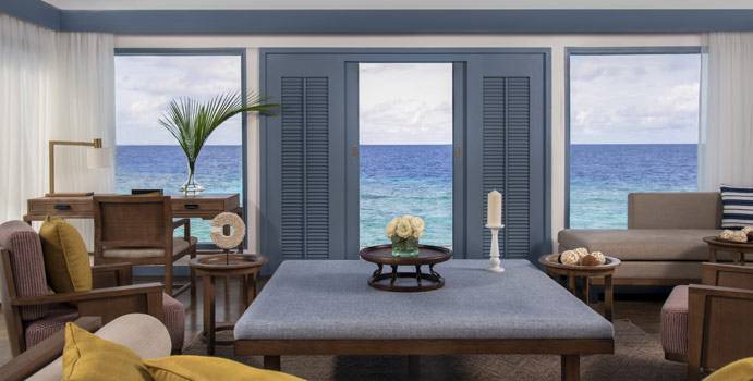 Wohnen, Overwater Villa, Raffles Maldives Meradhoo
