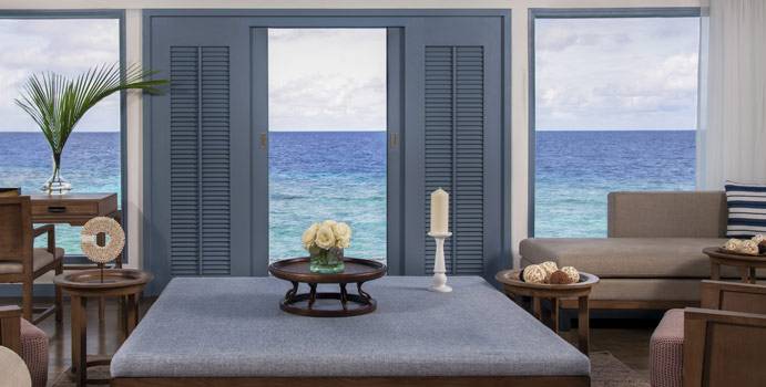 wohnen, Overwater Residence, Two Bedroom, Raffles Maldives Meradhoo