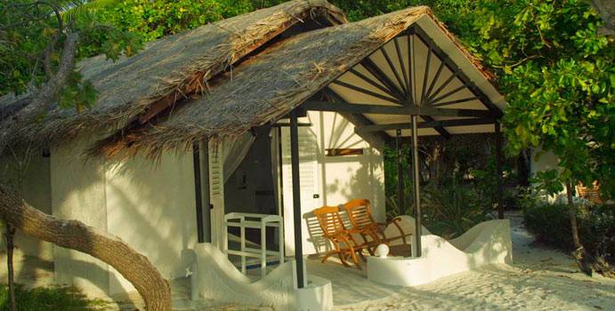 Terrasse, Deluxe Bungalow, Rihiveli The Dream Resort