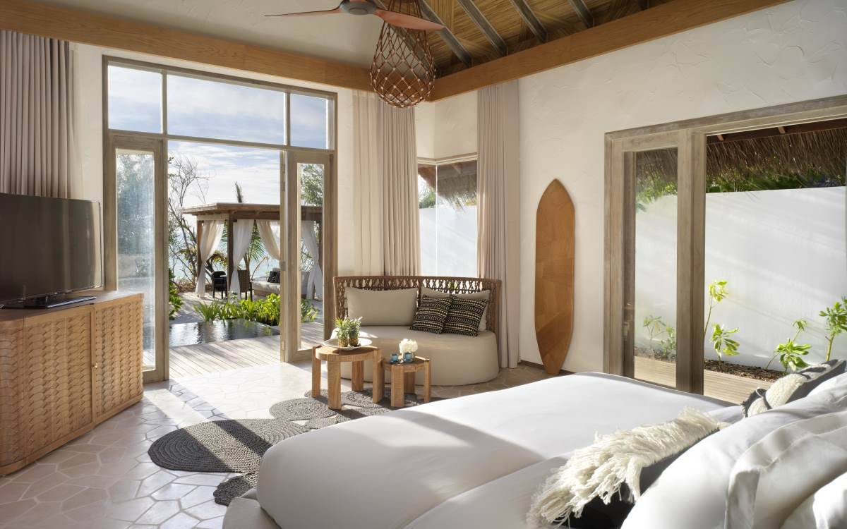 Wohnen, Deluxe Beach Sunset Villa with Private Pool, Fairmont Maldives Sirru Fen Fushi