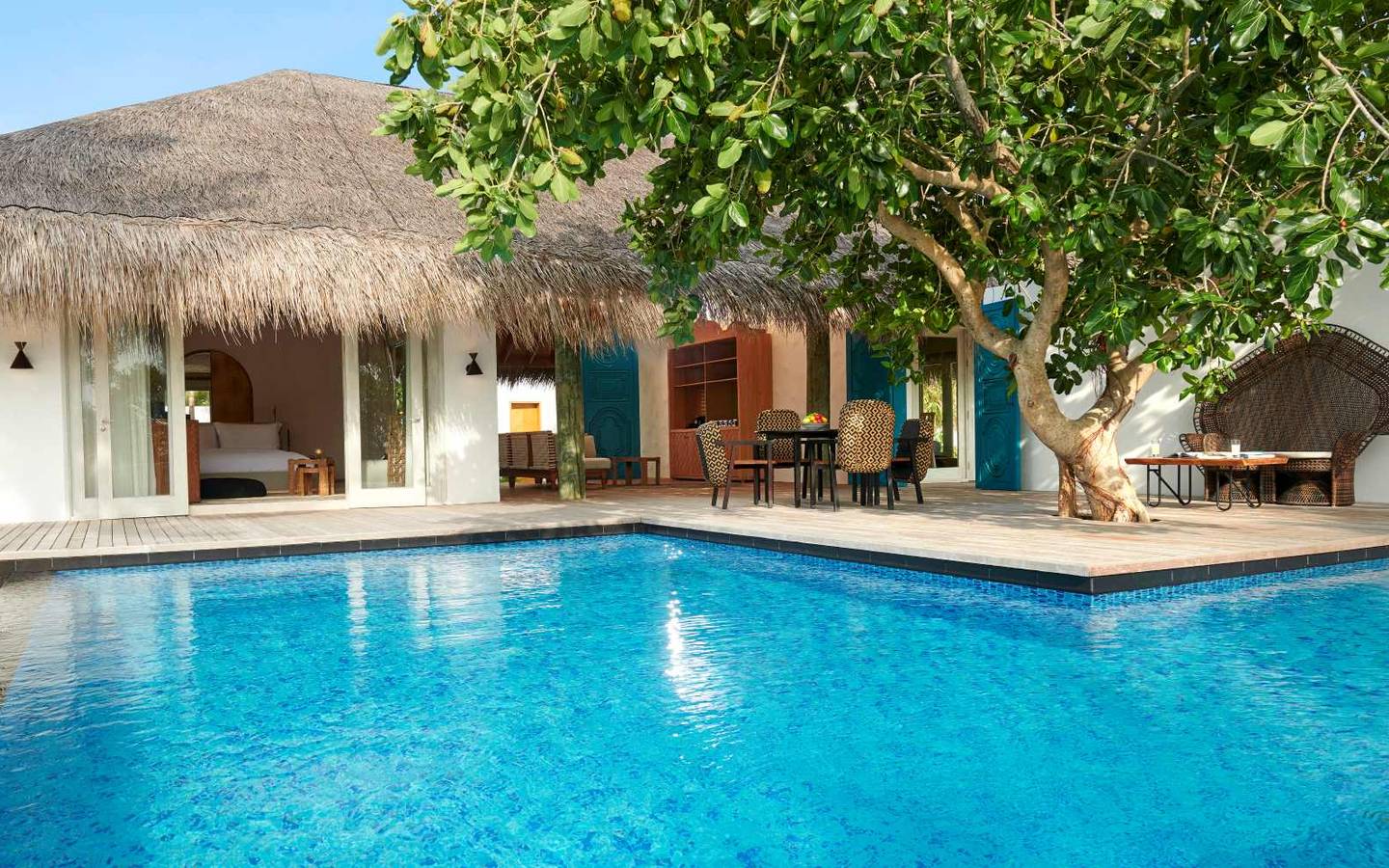 Two Bedroom Beach Sunset Villa, Fairmont Maldives Sirru Fen Fushi