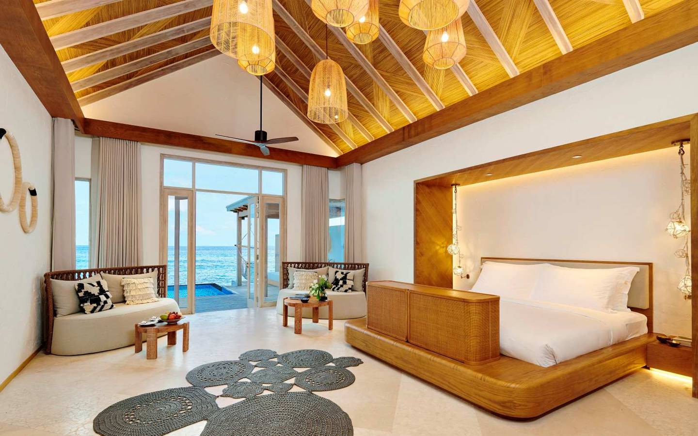 Two Bedroom Water Sunrise Villa, Fairmont Maldives Sirru Fen Fushi