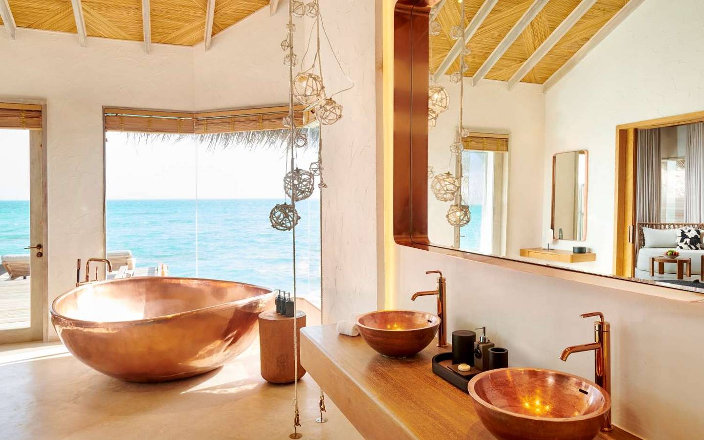 Two Bedroom Water Sunset Villa, Fairmont Maldives Sirru Fen Fushi