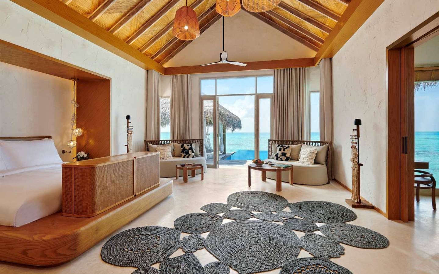 Two Bedroom Water Sunset Villa, Fairmont Maldives Sirru Fen Fushi