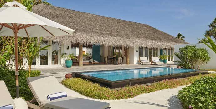 Five Bedroom Beach Sunset Villa, Fairmont Maldives Sirru Fen Fushi