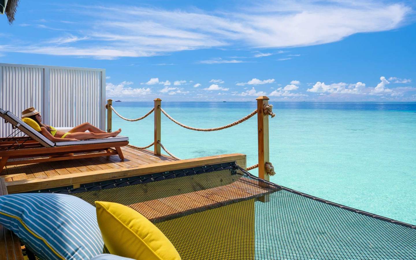 Terrasse, Overwater Villa, SAii Lagoon Maldives