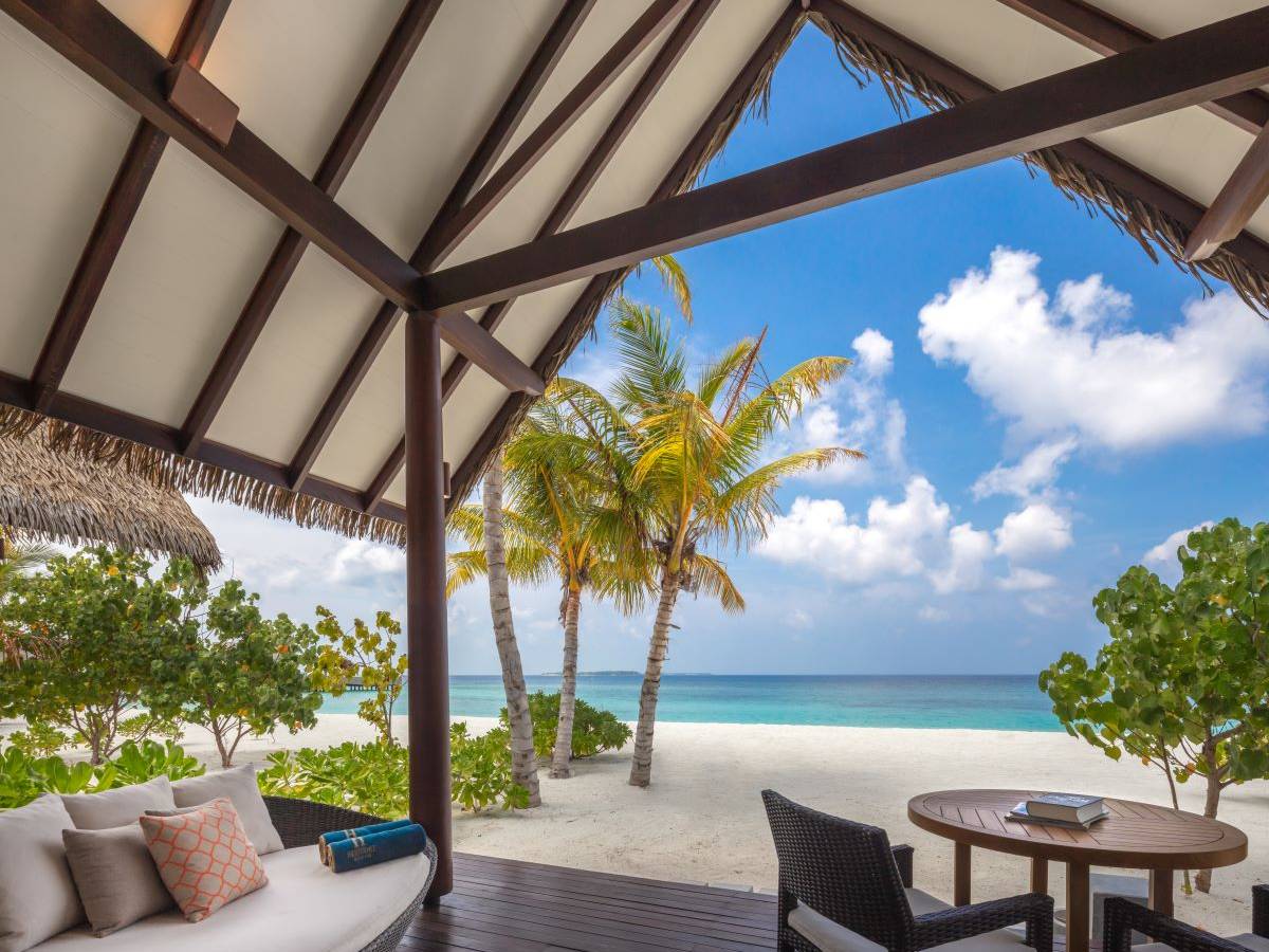 Heritance Aarah, Family Beach Villa, Terrasse udn Strandzugang