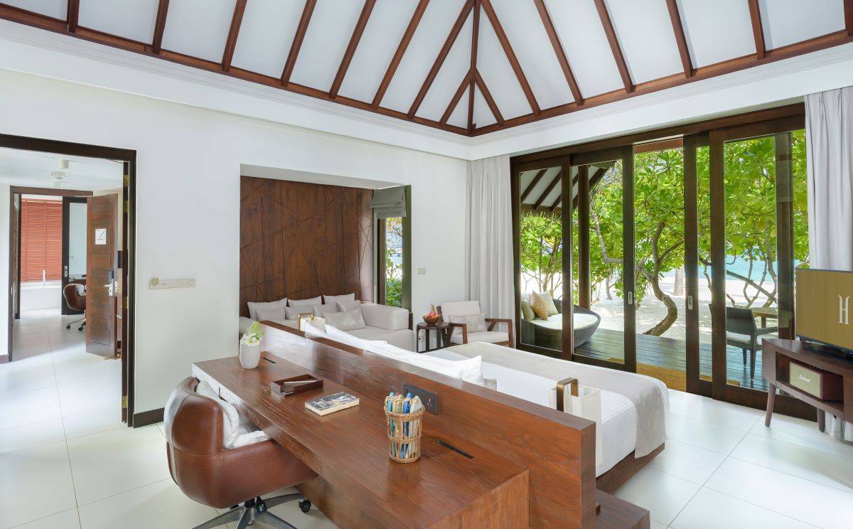 Heritance Aarah, Family Beach Villa, Schlafzimmer mit King Size Bett