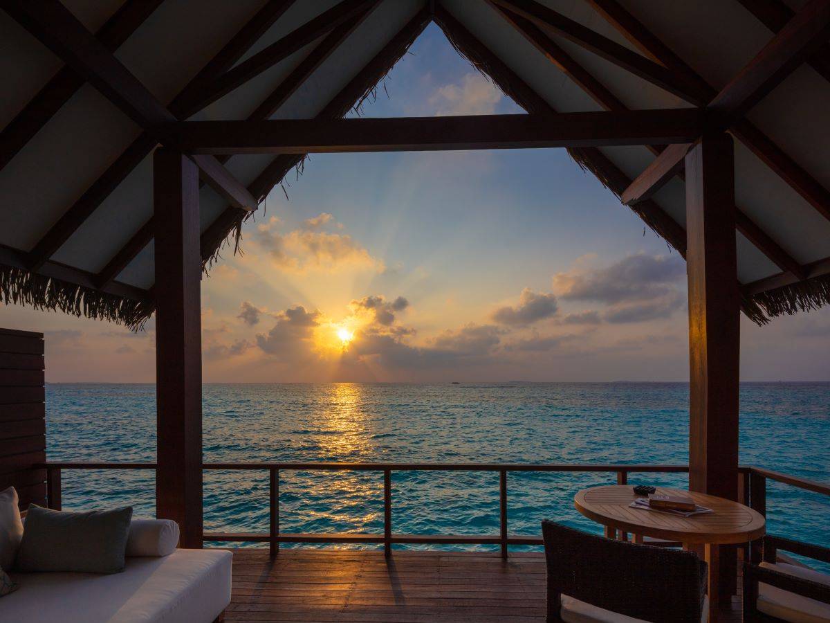 Heritance Aarah, Ocean Villa, Sonnenuntergang