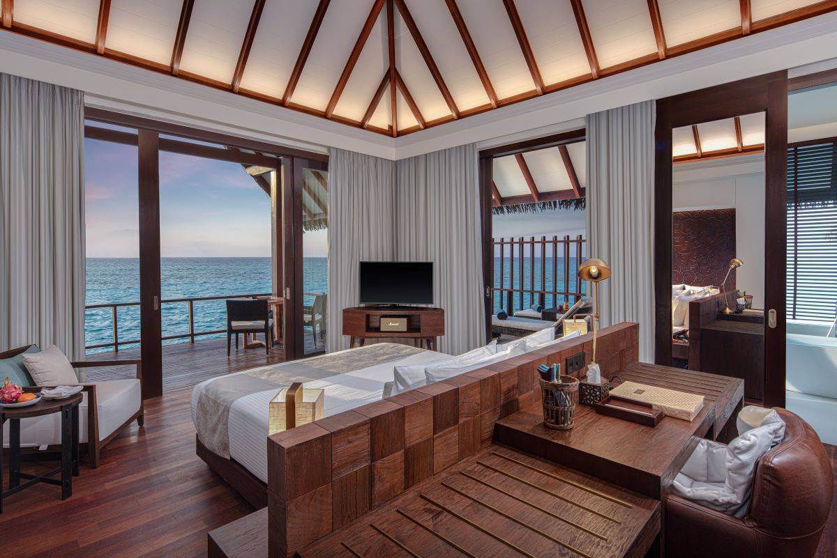 Heritance Aarah, Ocean Villa, Schlafzimmer mit King Size Bett