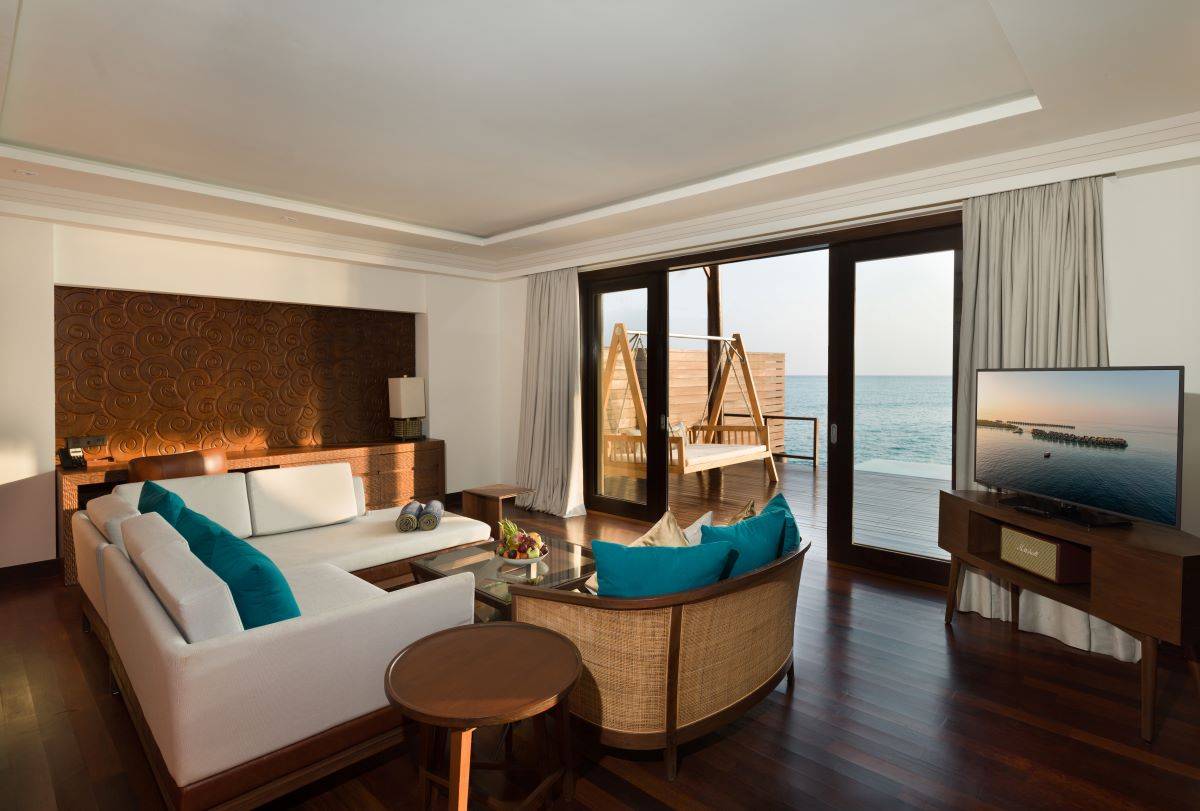 Heritance Aarah, Ocean Suite, Sofa mit Sesseln