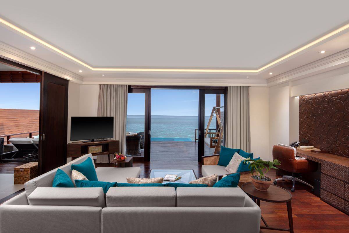 Heritance Aarah, Ocean Suite, Wohnbereich