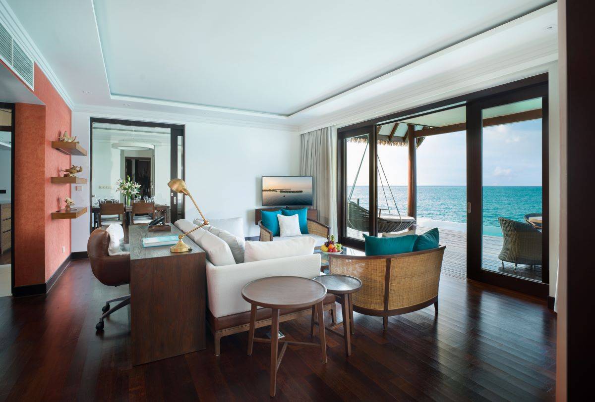 Heritance Aarah, Ocean Suite, Wohnbereich