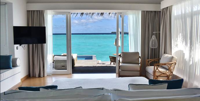 Wohnen, Pool Water Villa, Baglioni Resort Maldives