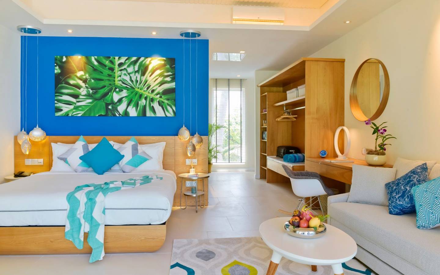 Kandima, Beach Studio, Schlafzimmer