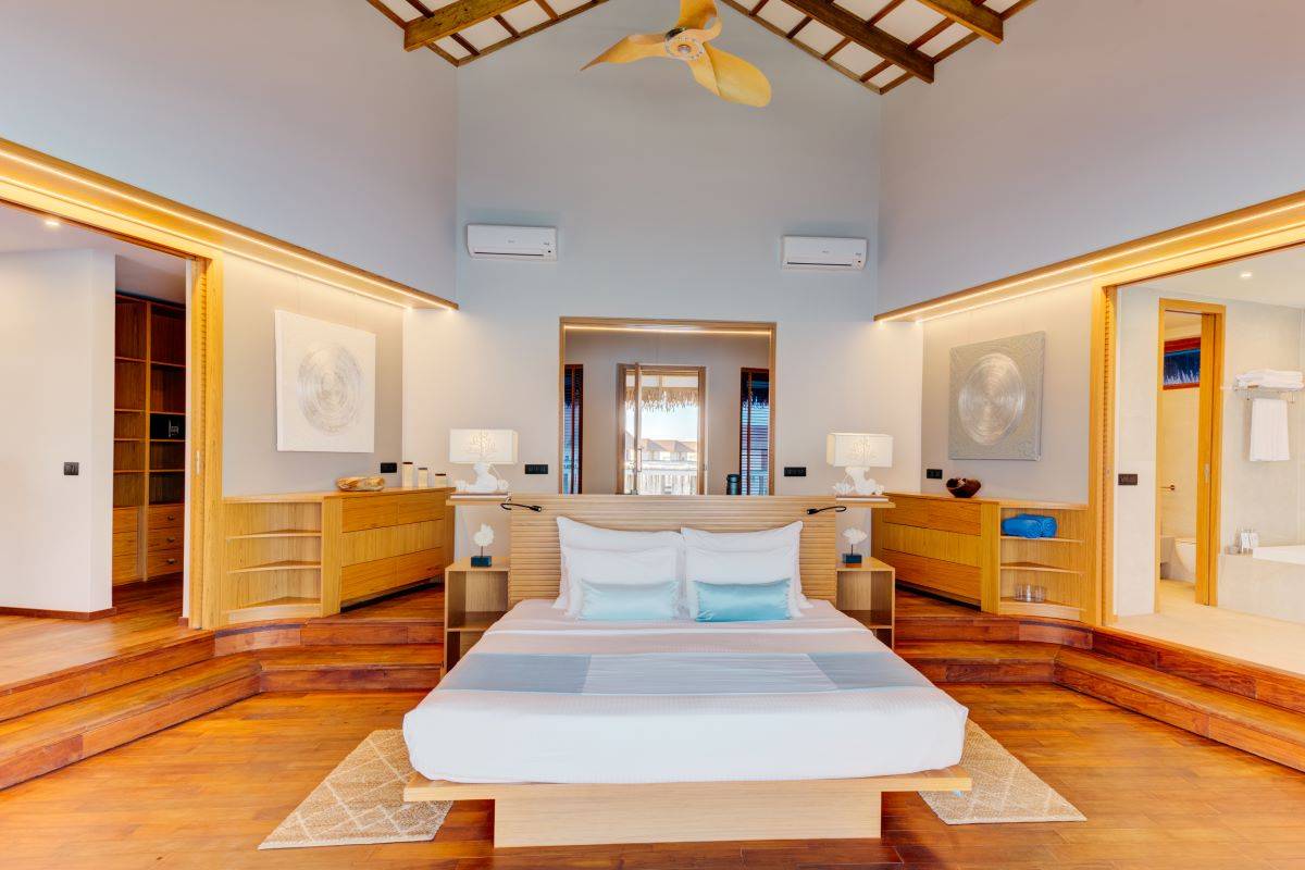 Cinnamon Velifushi Maldives, Malediven, Water Suite with Pool, Schlafzimmer
