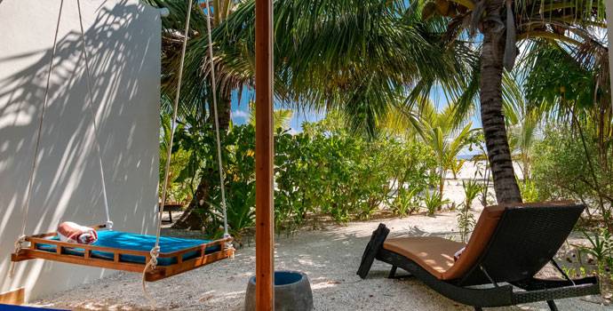 Terrasse, Palm Villa, South Palm Resort Maldives