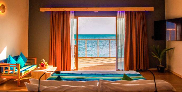 Schlafen, Water Villa, South Palm Resort Maldives