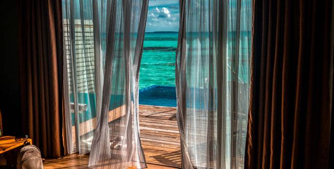 Ausblick, Over Water Pool Villa, South Palm Resort Maldives