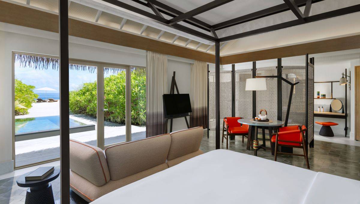 InterContinental Maldives Maamunagau Resort, Beach Pool Villa, Wohnen