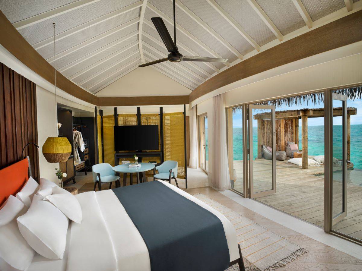 InterContinental Maldives Maamunagau Resort, Two Bedroom Overwater Pool Villa, Schlafen