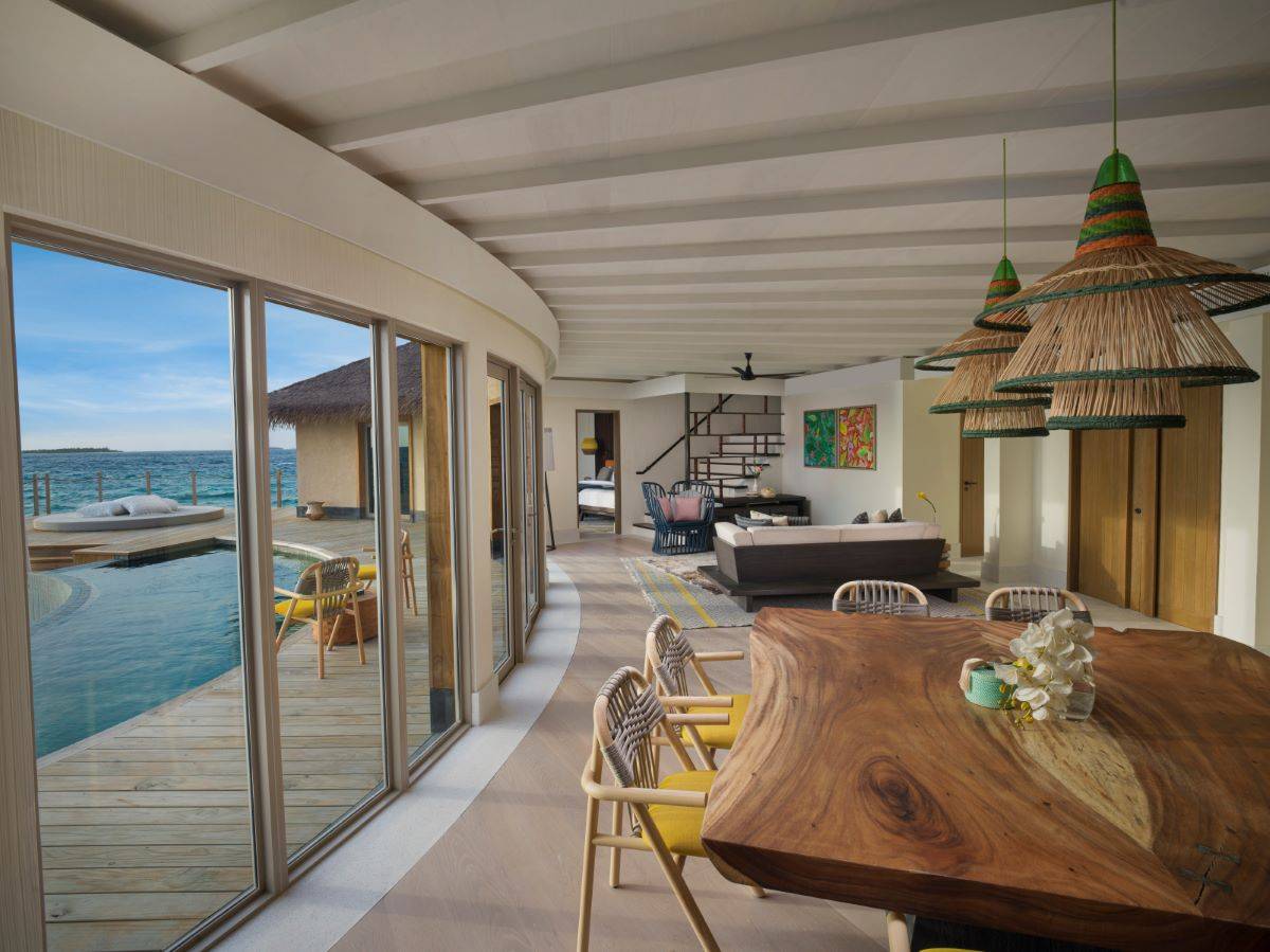 InterContinental Maldives Maamunagau Resort, Three Bedroom Overwater Pool Residence, Wohnen