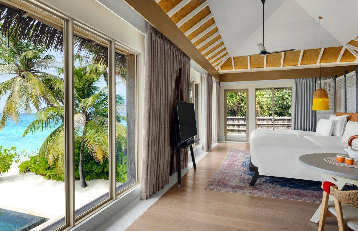 InterContinental Maldives Maamunagau Resort, Two Bedroom Beachfront Residence, Schlafen