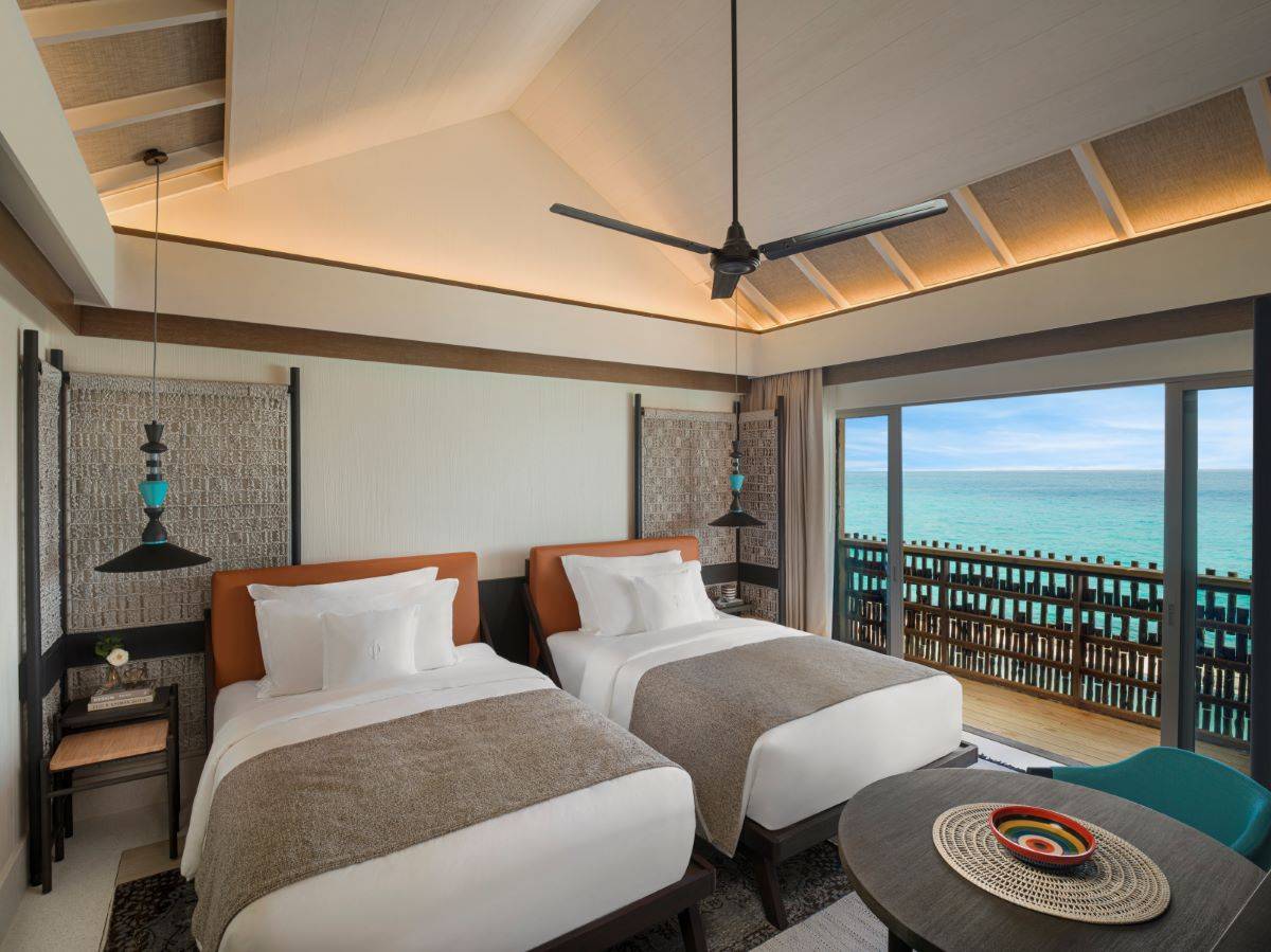 InterContinental Maldives Maamunagau Resort, Three Bedroom Lagoon Residence, Twin Zimmer
