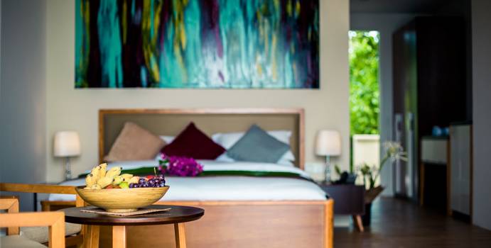 Schlafen, Superior Beach Bungalows, Hondaafushi Island Resort