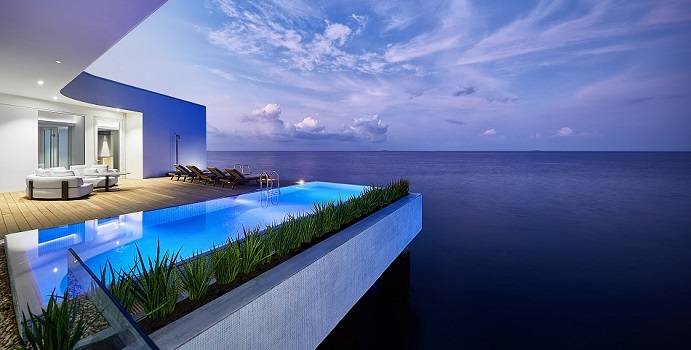 Infinity Pool, The Muraka, Conrad Maldives Rangali Island
