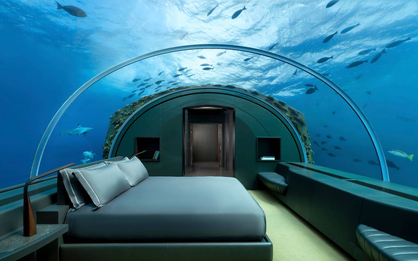 Conrad_Maldives_The_Muraka_Residence_Unterwasser-Suite_Schlafzimmer_2